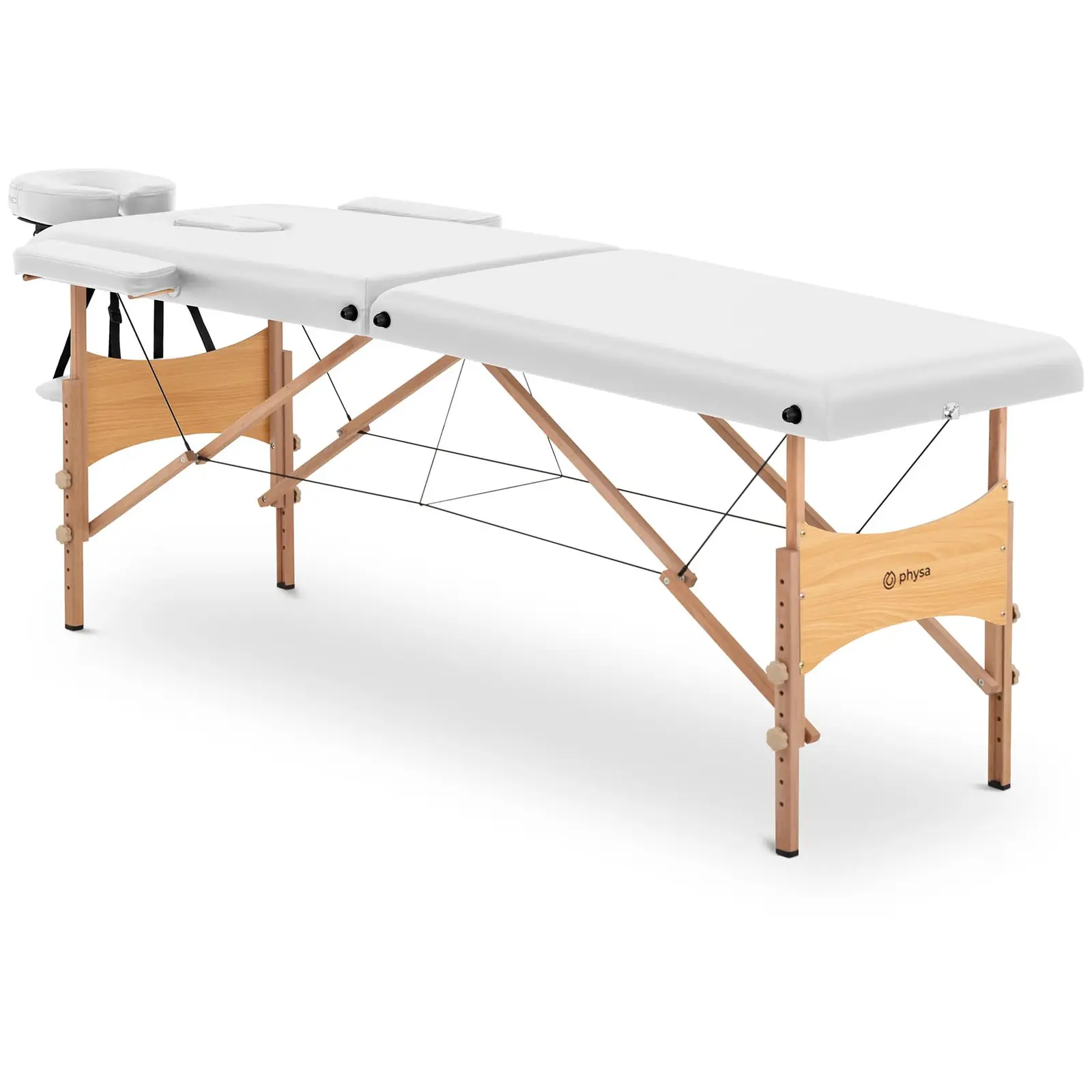 Πτυσσόμενο τραπέζι μασάζ - 185 x 60 x 62 cm - 227 kg - White