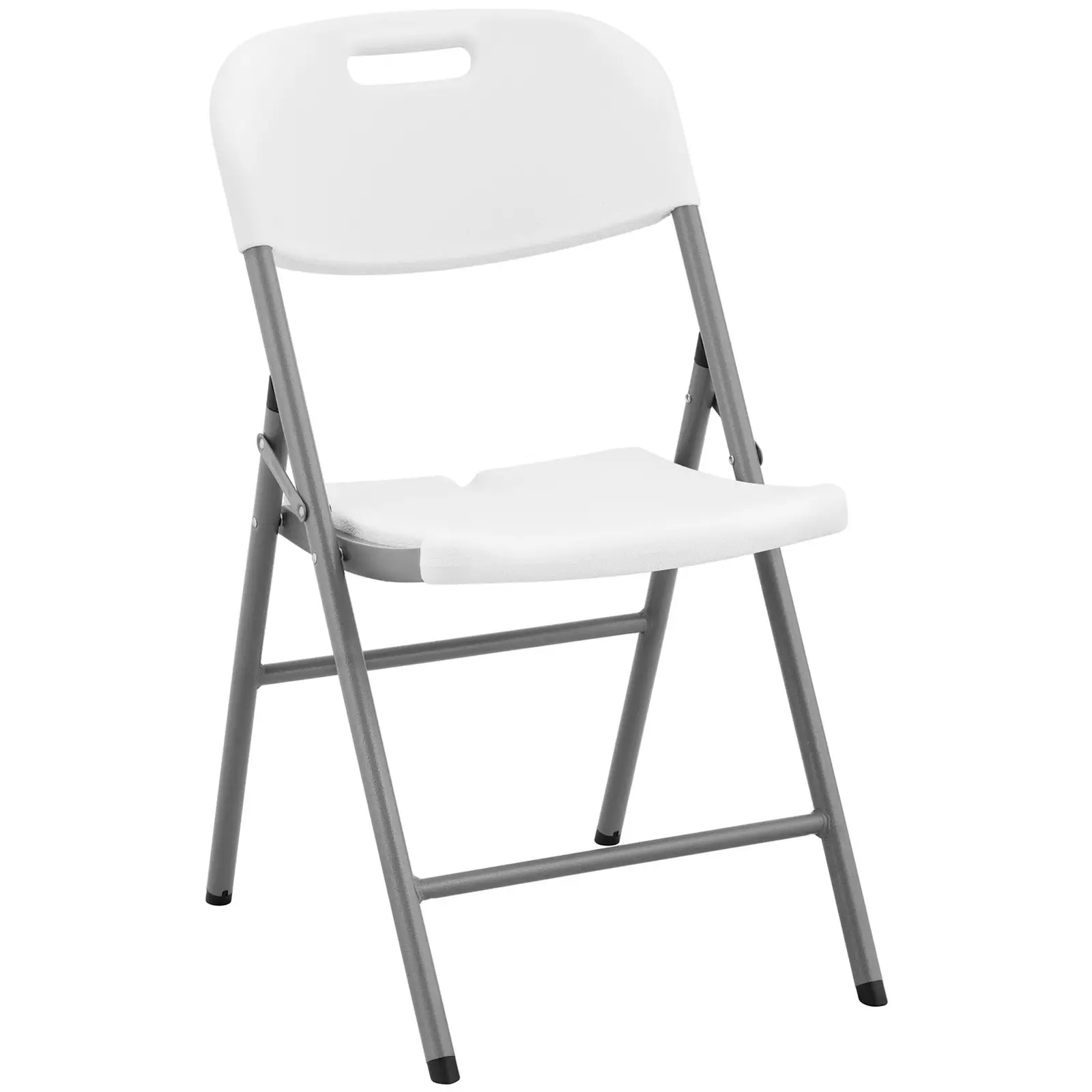 Πτυσσόμενες καρέκλες - σετ 4 - Royal Catering - 180 kg - επιφάνεια καθίσματος: 40 x 38 cm - λευκό