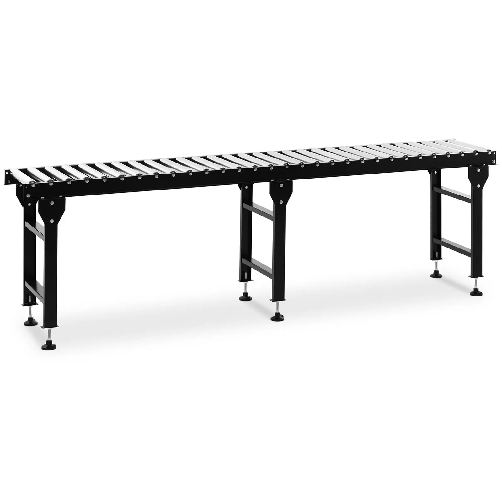 Τραπέζι κυλίνδρων - 400 kg - 300 cm - 30 κύλινδροι - ρυθμιζόμενο ύψος