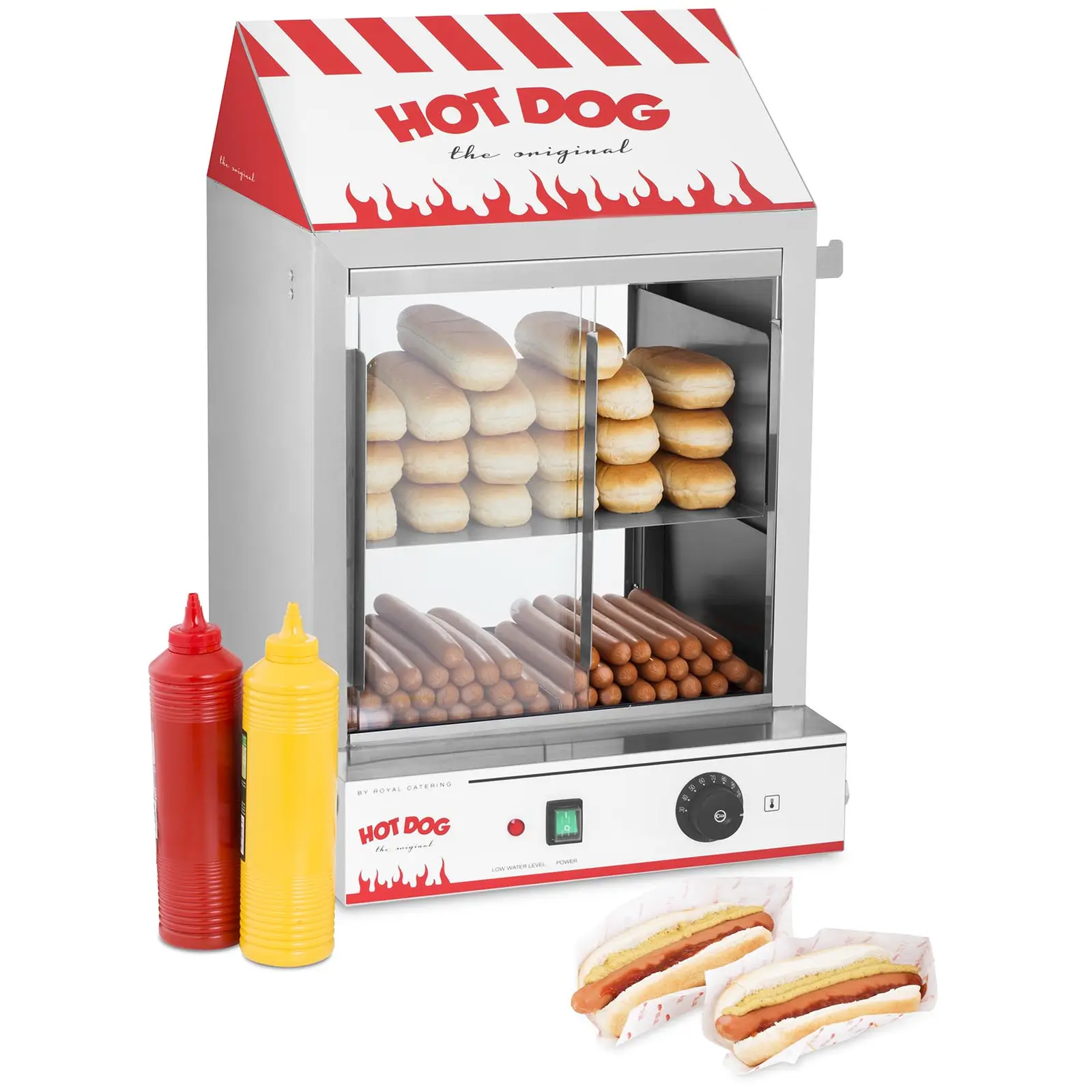 Ατμομάγειρας για Hot Dog - 2000 W