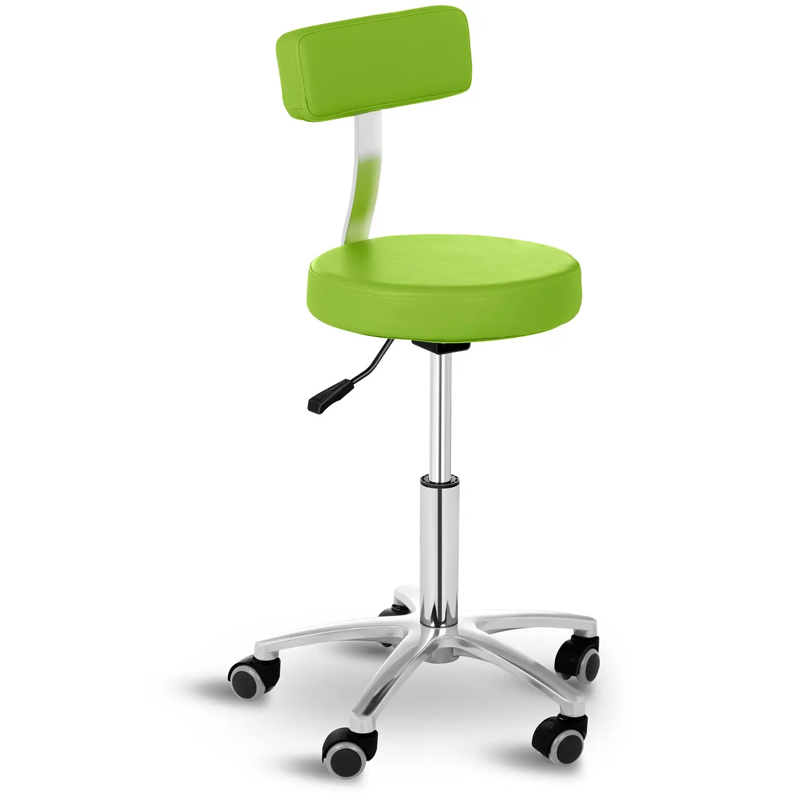 Καρέκλα σκαμπό με πλάτη - 445- 580 mm - 150 kg - Green