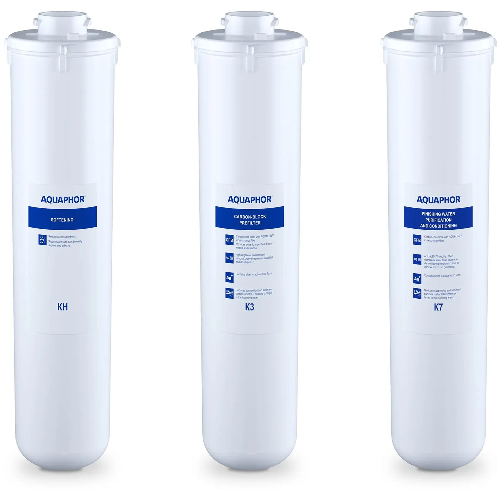 Aquaphor Activated Carbon Filter for Water - ανταλλακτικό σετ φίλτρων με μαλακτικό