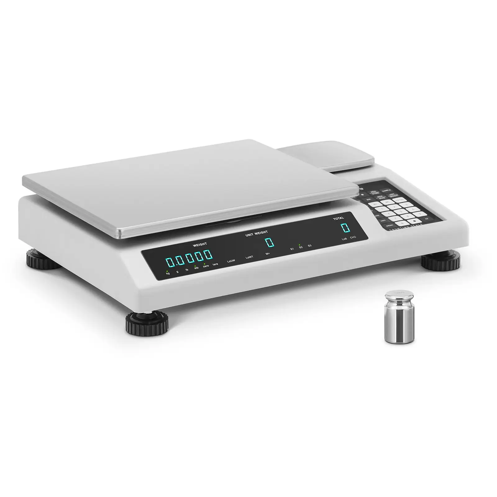 Ζυγαριά μέτρησης - 25 kg / 0.5 g - με κλίμακα αναφοράς 25 kg / 0.02 g