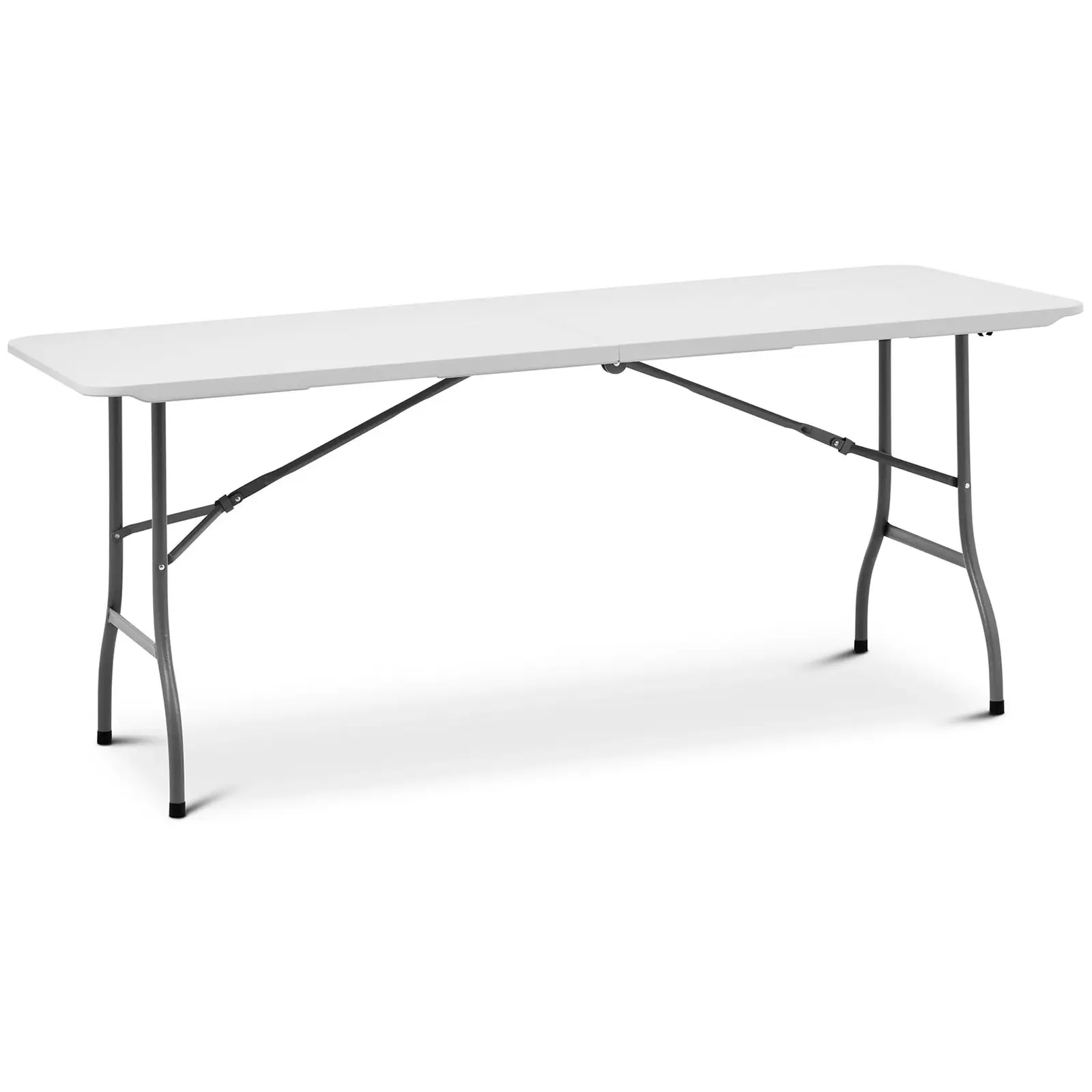 Πτυσσόμενο τραπέζι - 1.800 x 750 x 740 mm - Royal Catering - 150 kg - μέσα/έξω - White