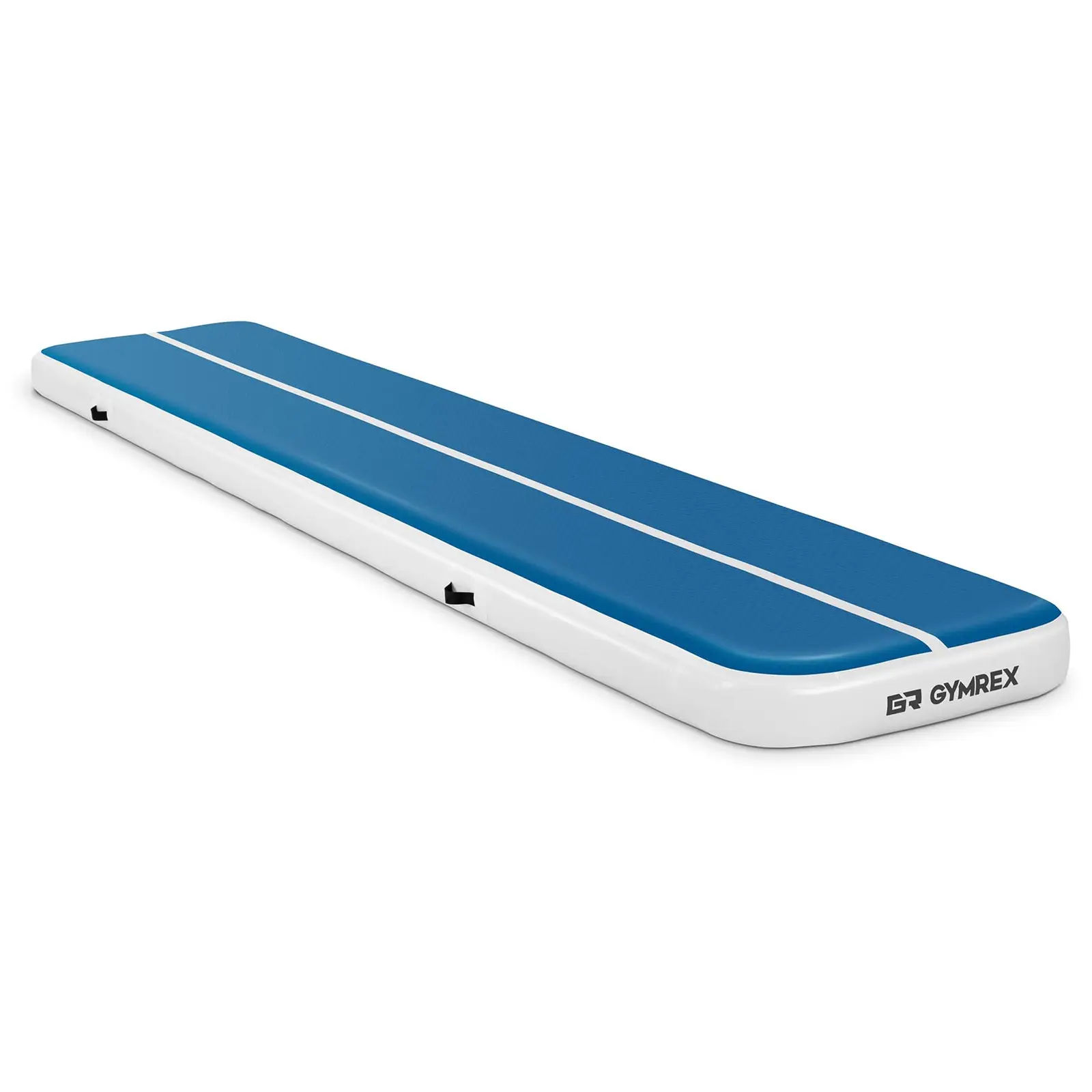 Φουσκωτό στρωματάκι γυμναστικής - 500 x 100 x 20 cm - 250 kg - μπλε/λευκό