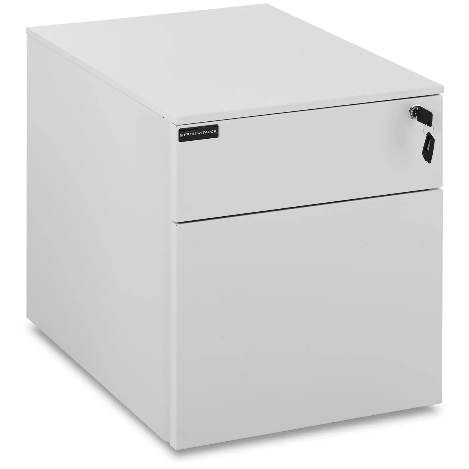Κινητό ντουλάπι αρχειοθέτησης - 35 kg - με δυνατότητα κλειδώματος - λευκό