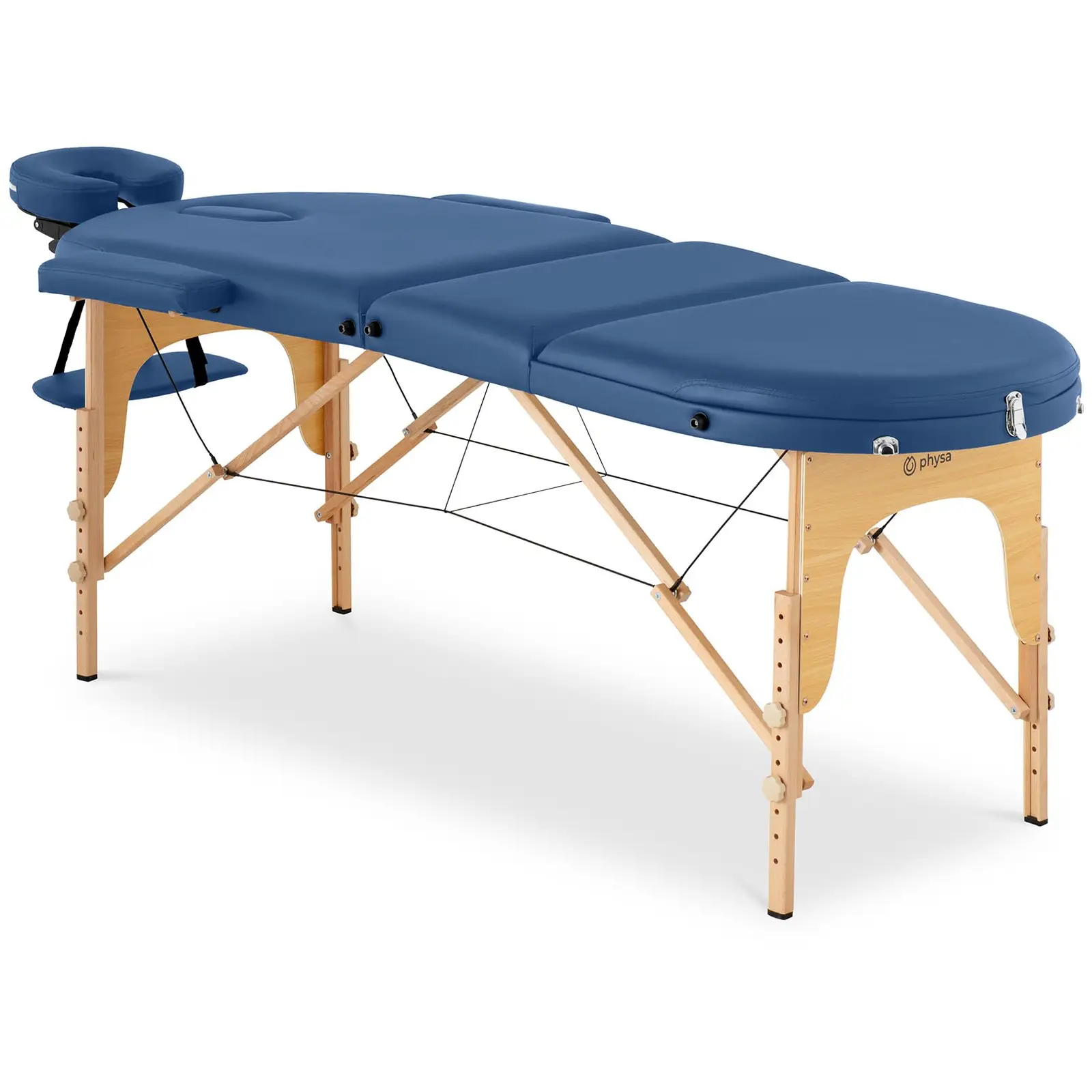 Πτυσσόμενο τραπέζι μασάζ - 185-211 x 70-88 x 63-85 cm - 227 kg - Blue