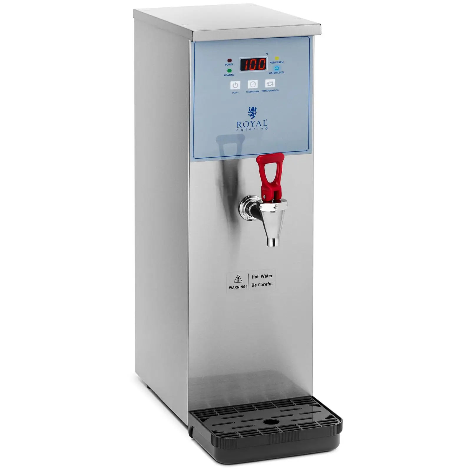 Διανομέας ζεστού νερού - 10 L - 3000 W - σύνδεση νερού - Royal Catering