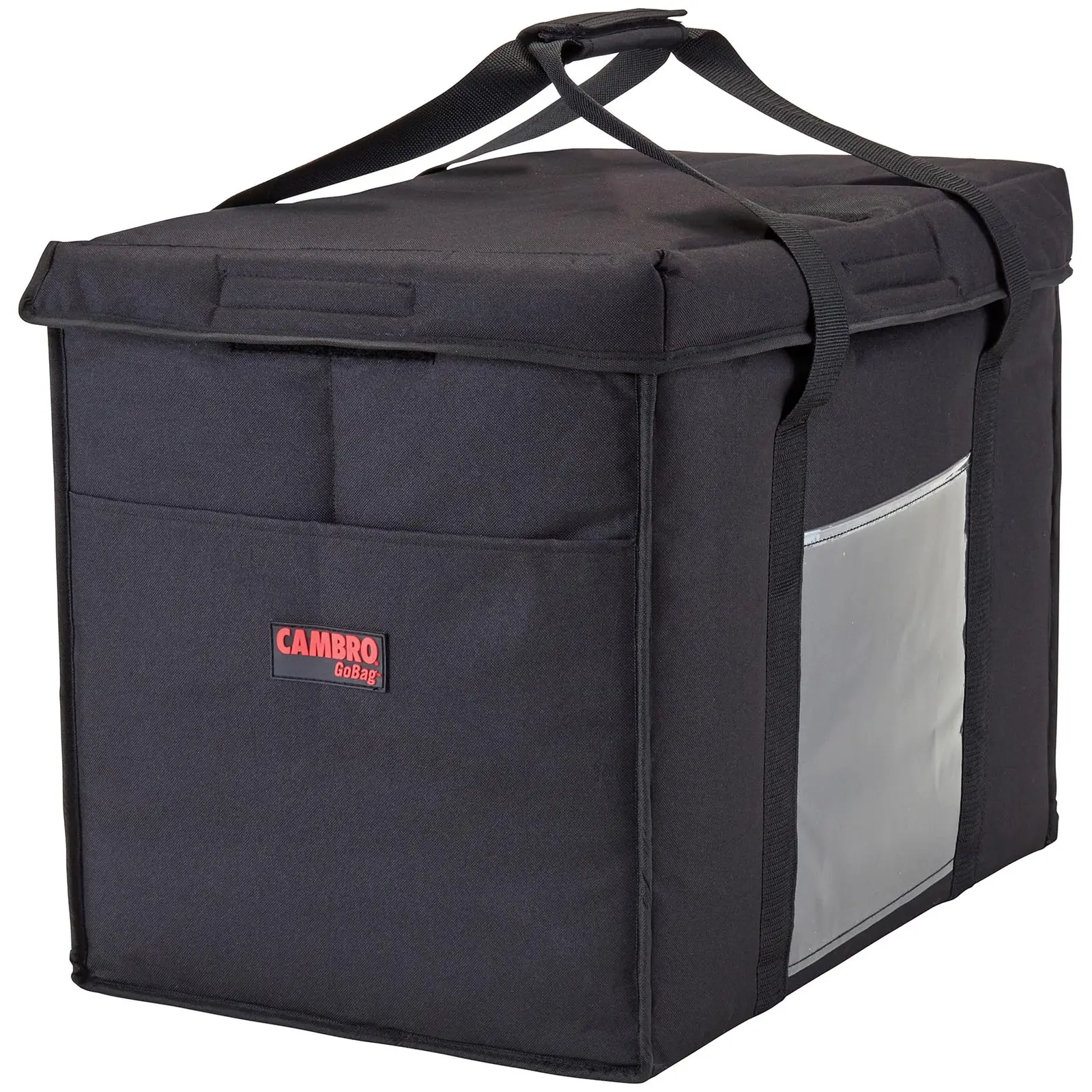 Τσάντα παράδοσης φαγητού - 53.5 x 35.5 x 43 cm - Black - αναδιπλούμενη
