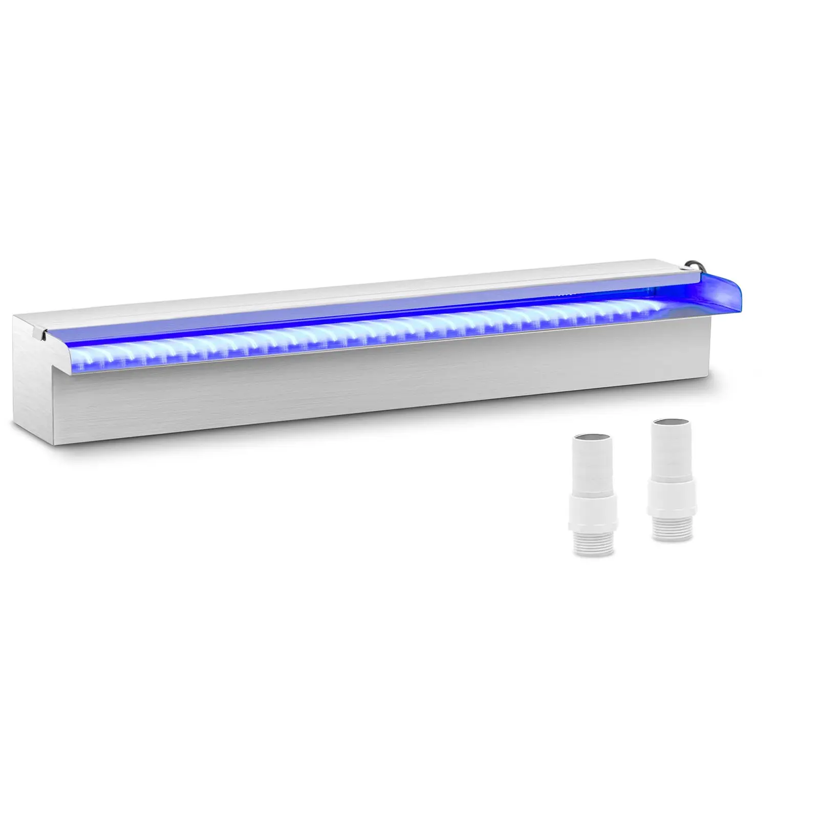 Ντους υπερχείλισης - 60 cm - Φωτισμός LED - Μπλε / Λευκό