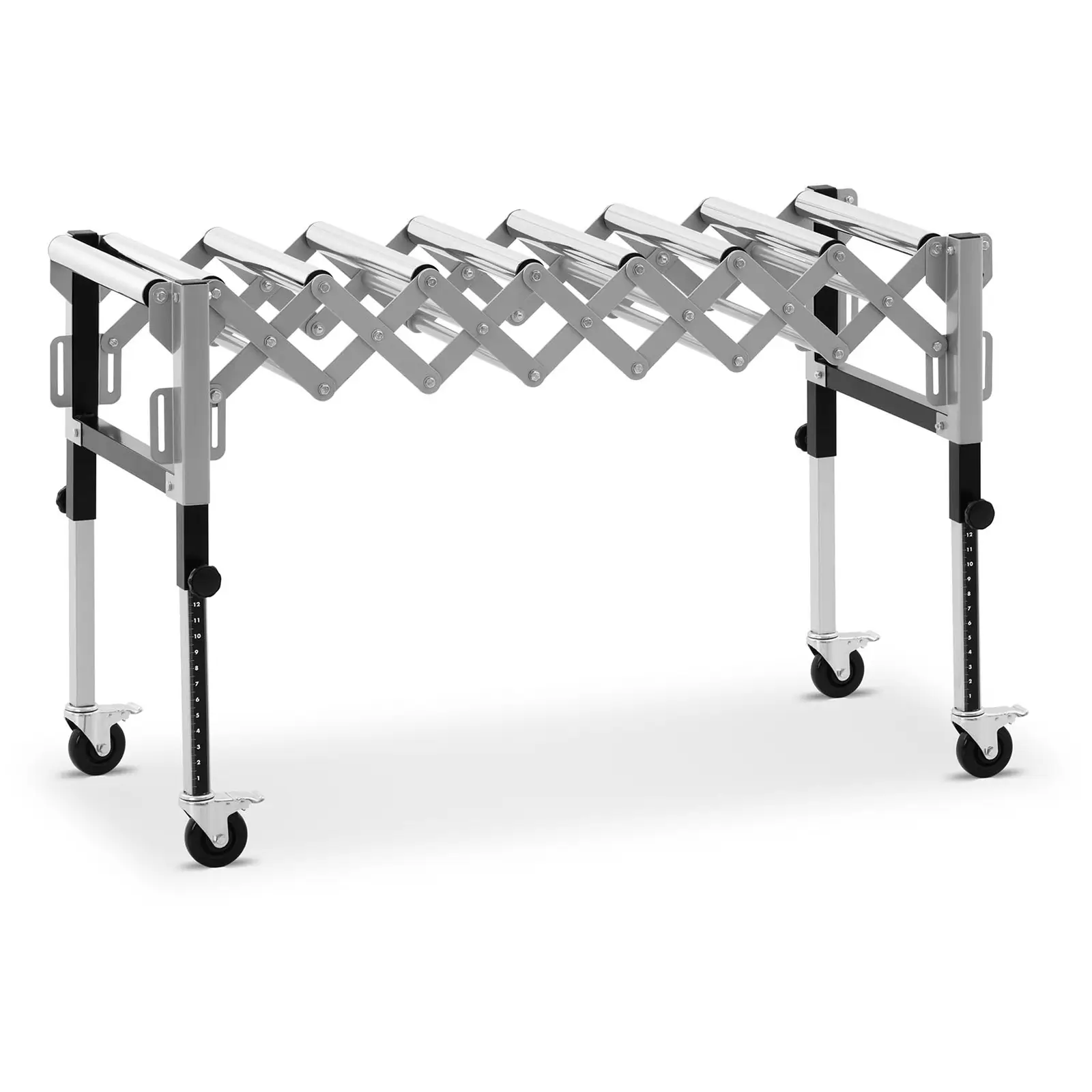 Τραπέζι κυλίνδρων - 130 kg - 147 cm - 9 ρολά - ρυθμιζόμενο ύψος - αναδιπλούμενο