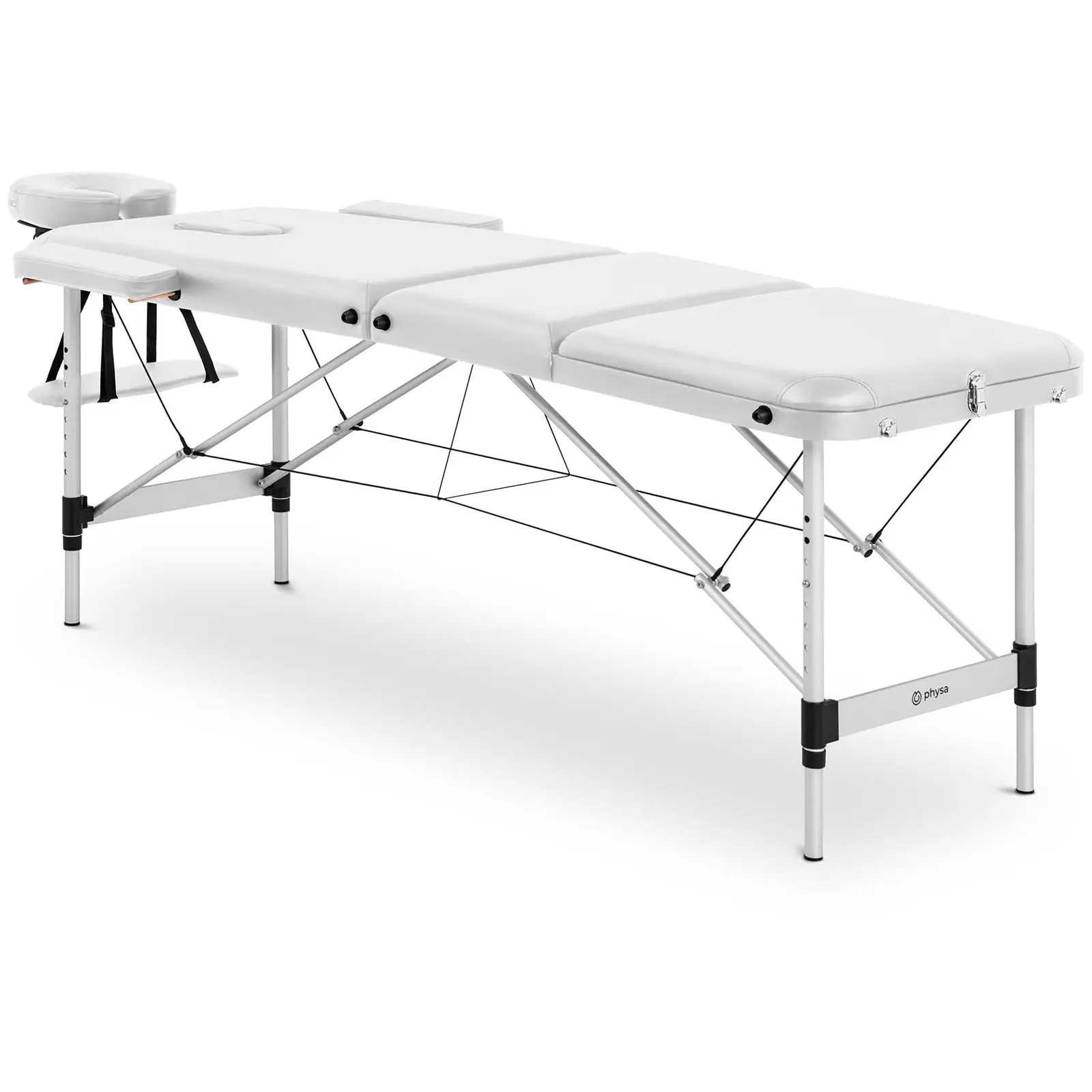 Πτυσσόμενο τραπέζι μασάζ - 185 x 60 x 59 cm - 180 kg - White